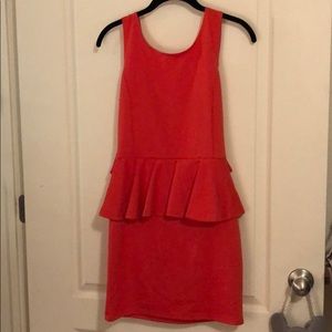 Red cocktail dress